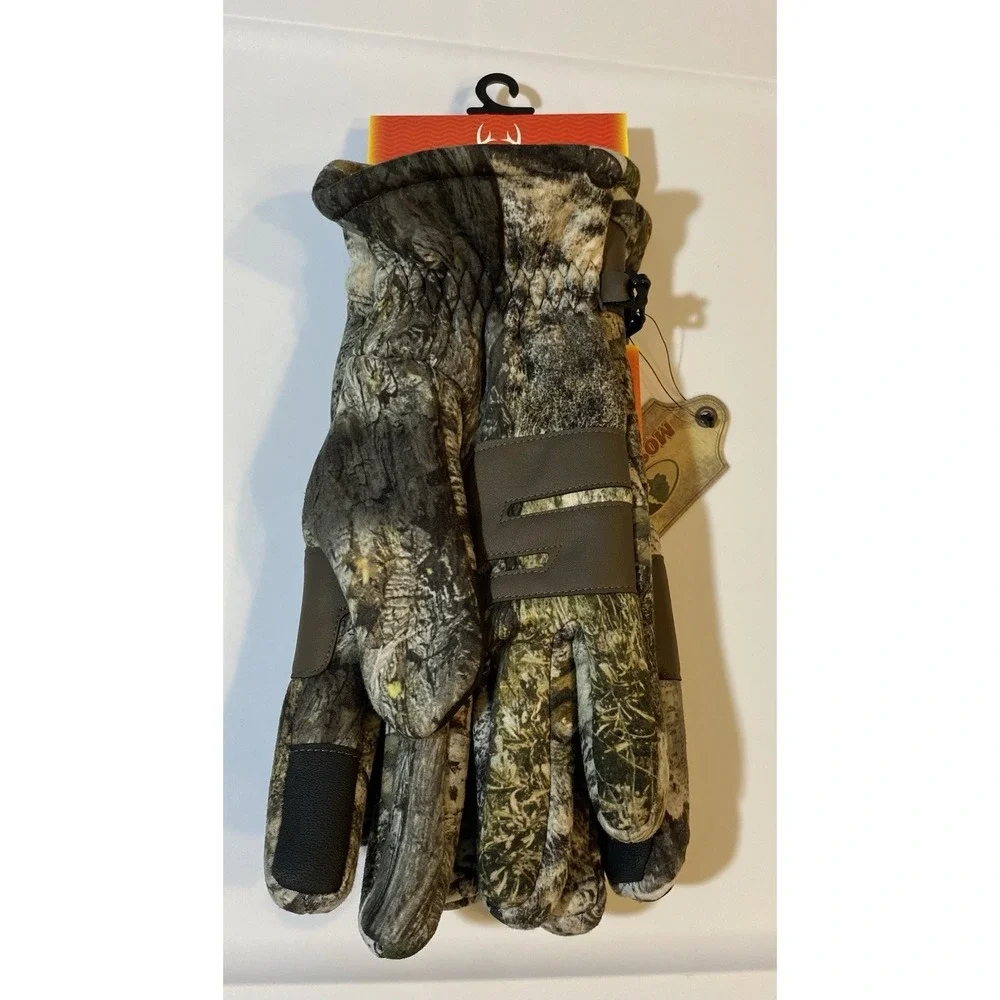 Heat Boost Huntworth Scout Hunting Gloves  L/XL Mossy Oak Fold Over Pop Top Camo